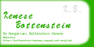 kenese bottenstein business card